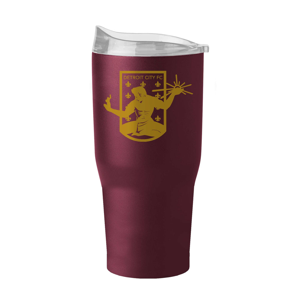 Detroit FC 30oz Flipside Powder Coat Tumbler - Logo Brands - Flyclothing LLC