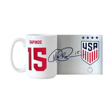 US Womens National Team Megan Rapinoe 15oz Sublimated Mug - Logo Brands - Flyclothing LLC