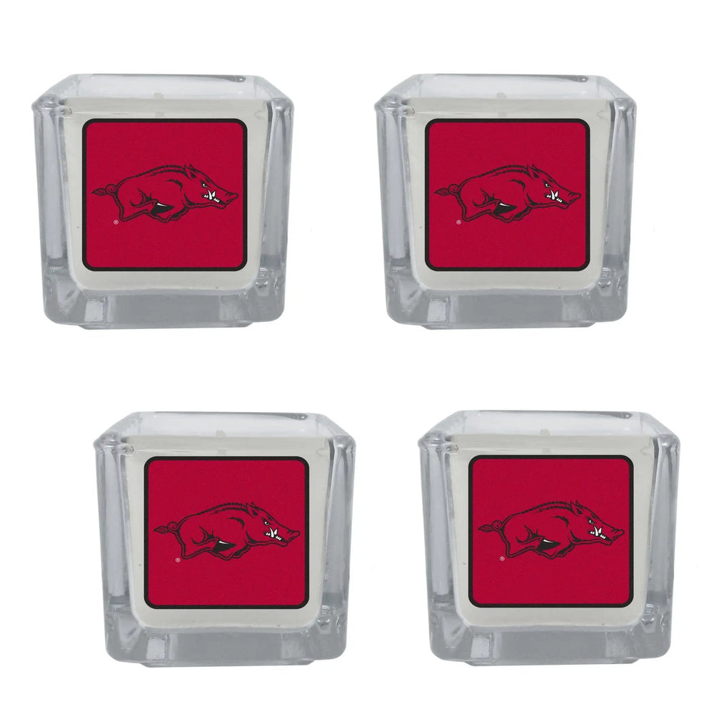 Arkansas Razorbacks Scented Candles, 4 pk - Arkansas Razorbacks