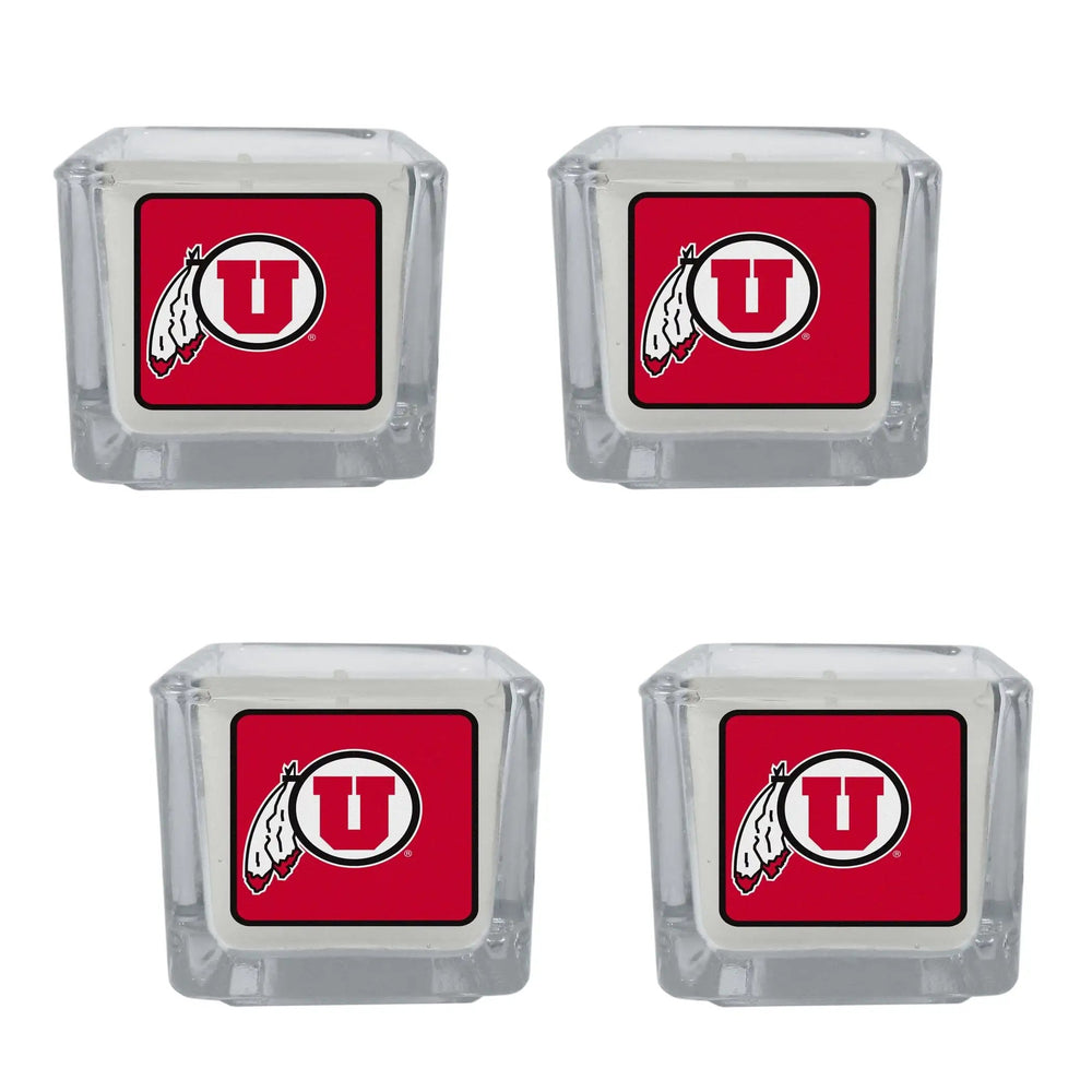 Utah Utes Scented Candles, 4 pk - Utah Utes