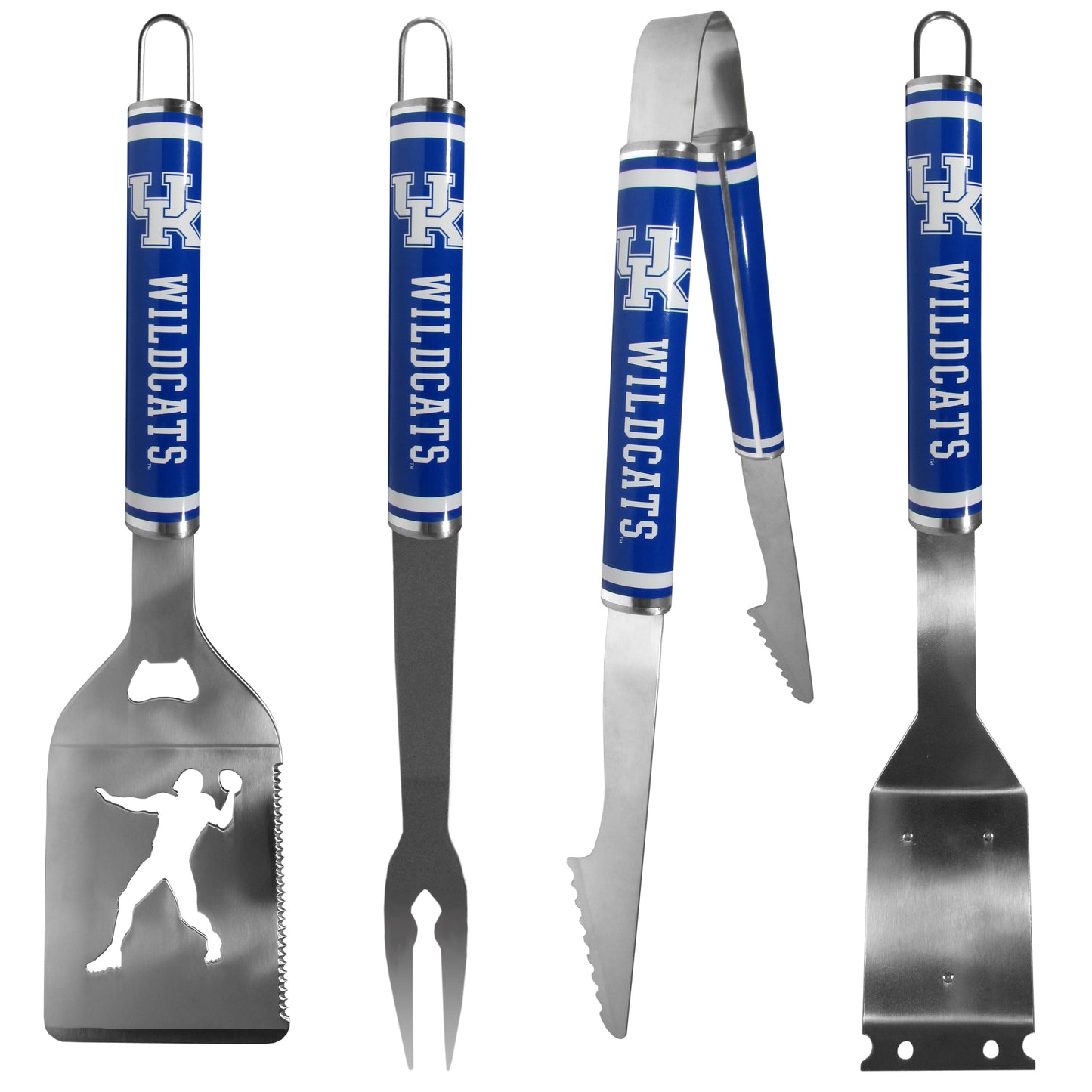 Kentucky Wildcats 4 pc Logo Grill Tool Set
