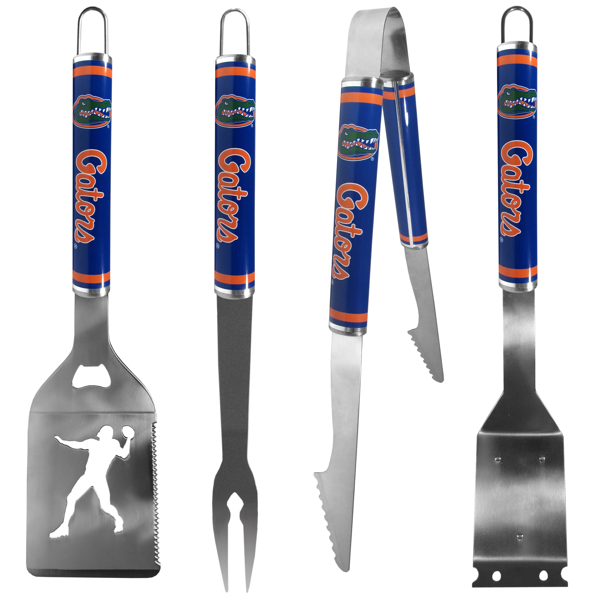 Florida Gators 4 pc Logo Grill Tool Set
