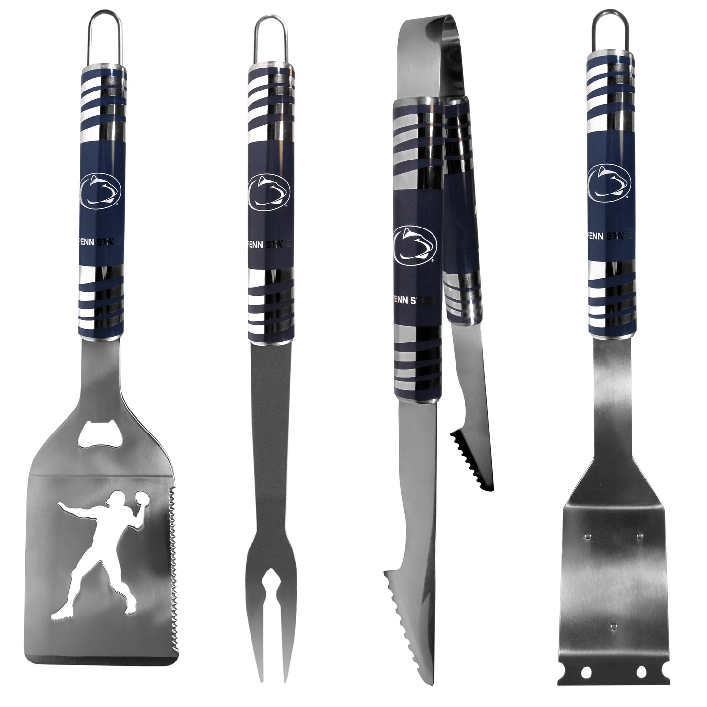 Penn St. Nittany Lions 4 pc Steel Grill Tool Set