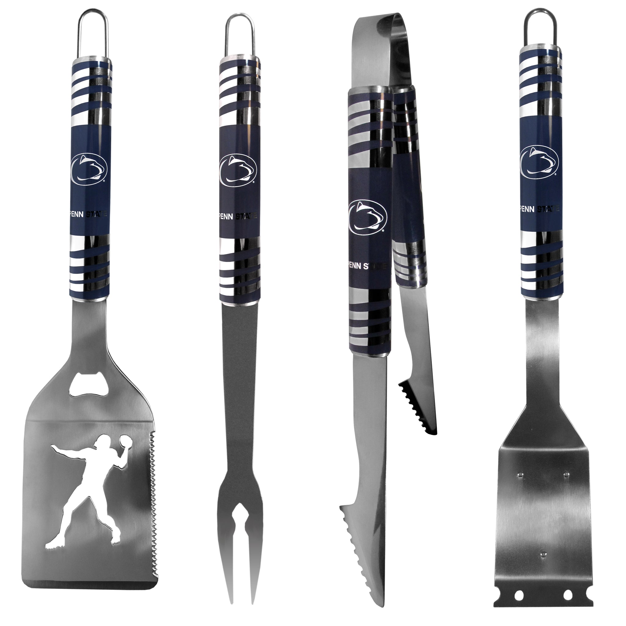 Penn St. Nittany Lions 4 pc Steel Grill Tool Set