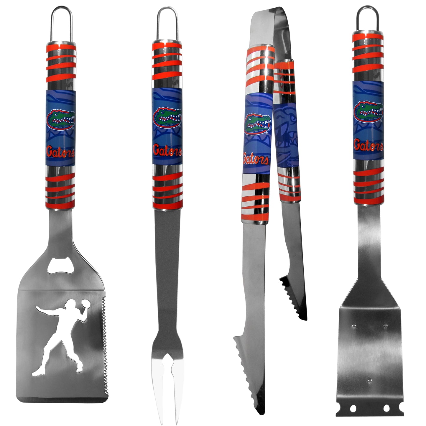 Florida Gators 4 pc Steel Grill Tool Set
