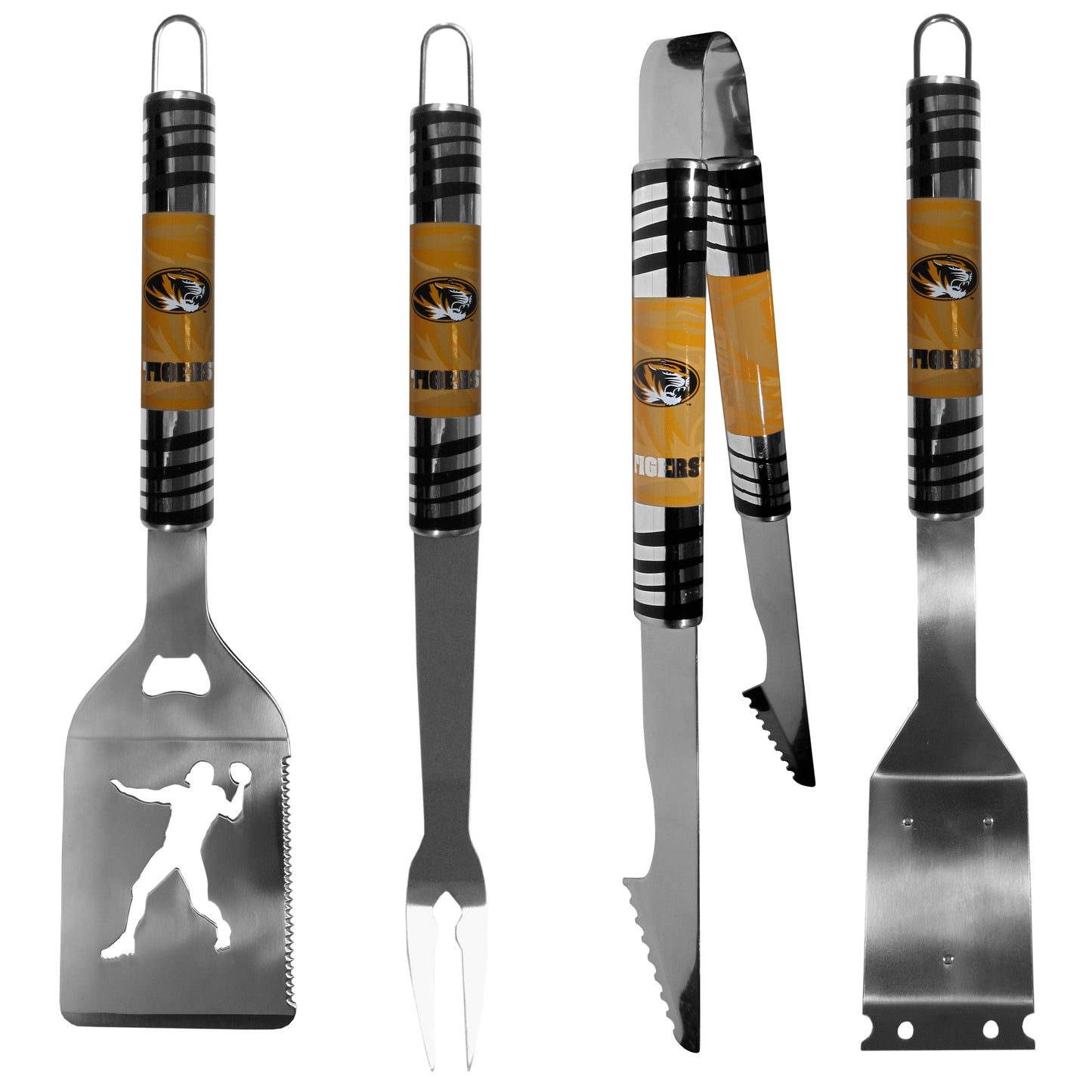 Missouri Tigers 4 pc Steel Grill Tool Set