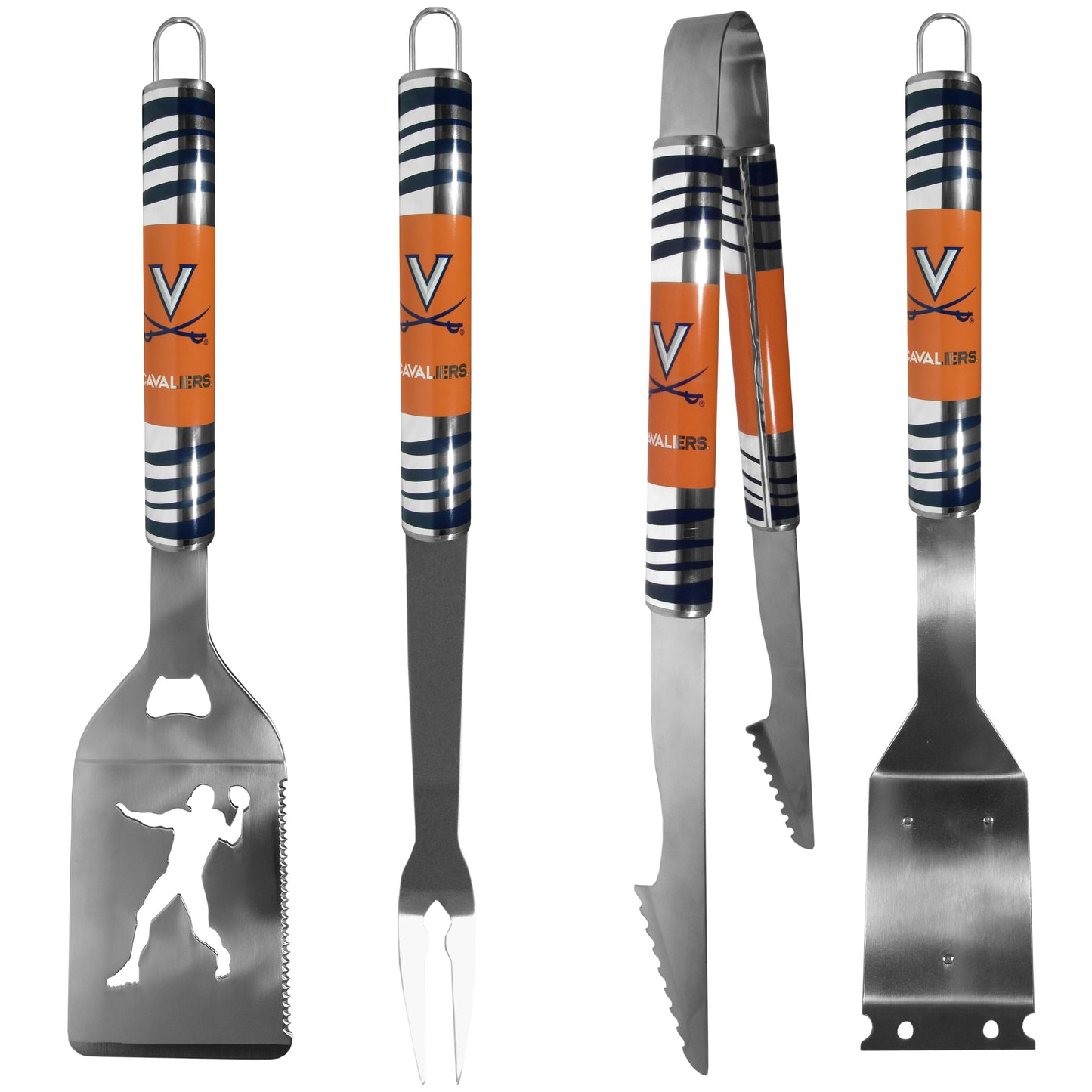 Virginia Cavaliers 4 pc Steel Grill Tool Set