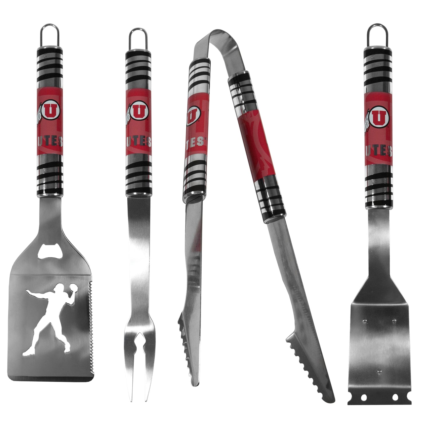 Utah Utes 4 pc Steel Grill Tool Set