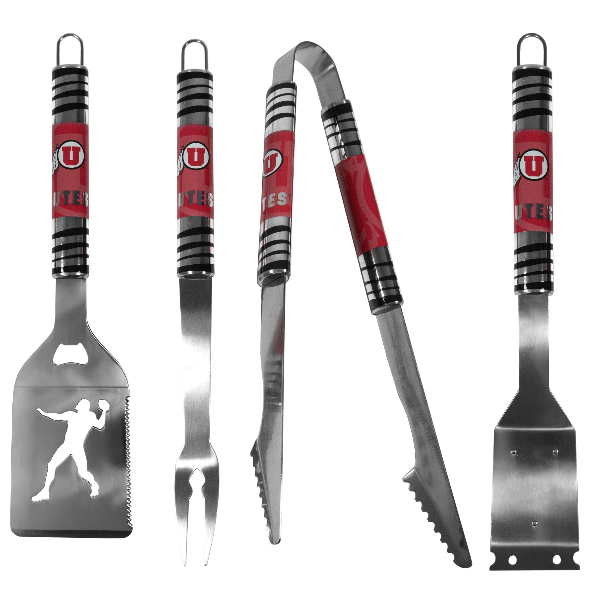 Utah Utes 4 pc Steel Grill Tool Set