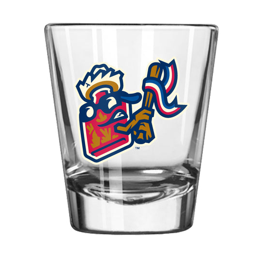 Lehigh Valley IronPigs Mamajuana Bat 2oz Flipside Shot Glass