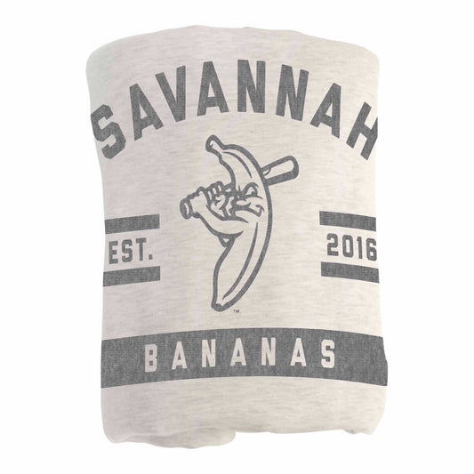 Savannah Bananas Sublimated Sweatshirt Blanket - Logo Brands - Flyclothing LLC