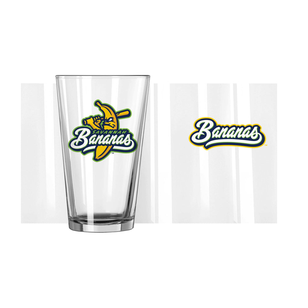 Savannah Bananas 16oz Flipside Pint Glass - Logo Brands - Flyclothing LLC