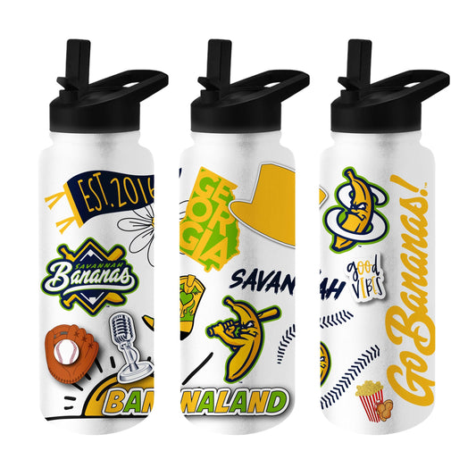 Savannah Bananas 34oz Native Quencher Bottle - Logo Brands - Flyclothing LLC