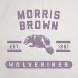 Morris Brown College Sublimated Sweatshirt Blanket - Logo Brands - Flyclothing LLC