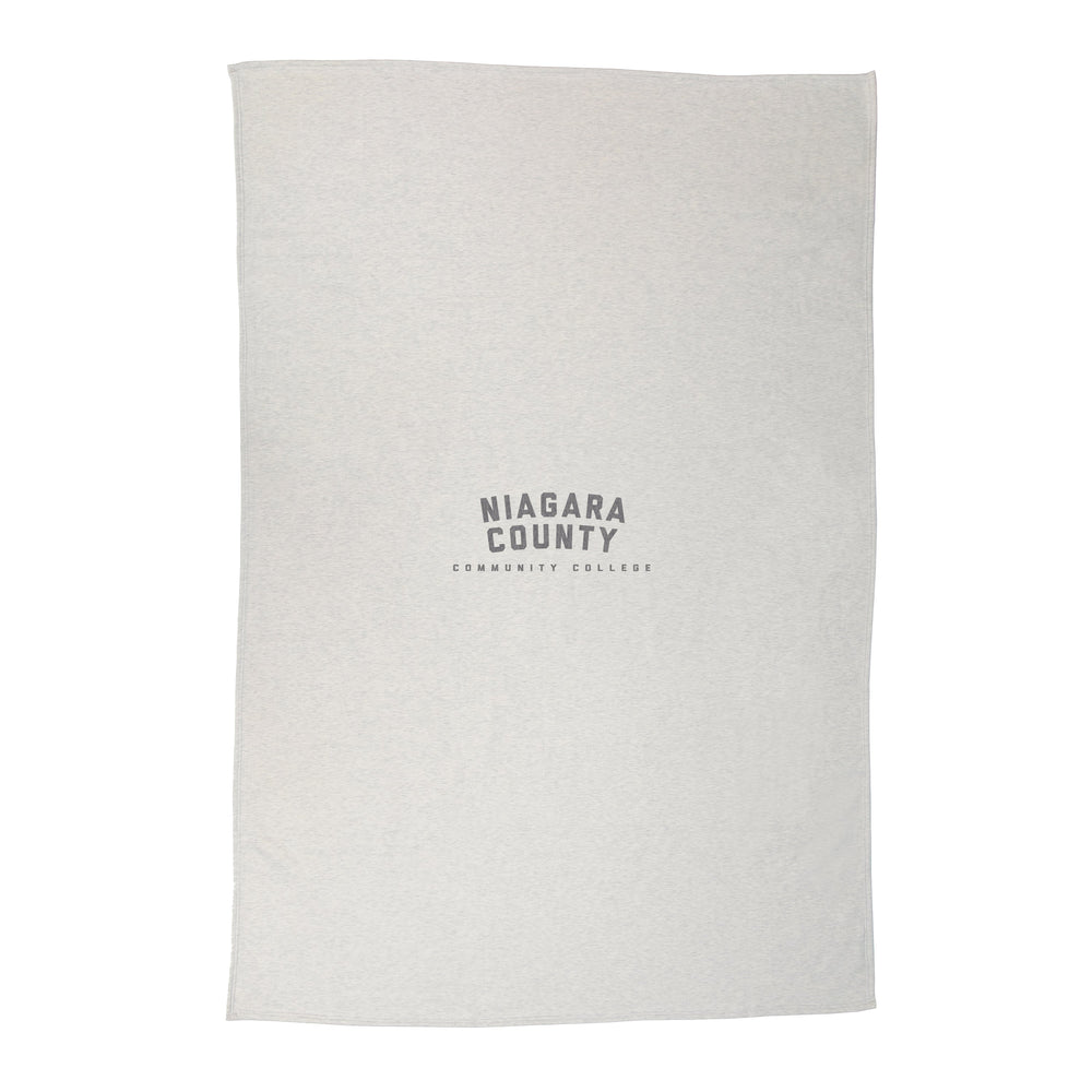 Niagara County Community College Sublimated Sweatshirt Blanket