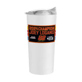 Joey Logano 2024 Nascar Cup Champions 20oz PC Tumbler - Logo Brands - Flyclothing LLC