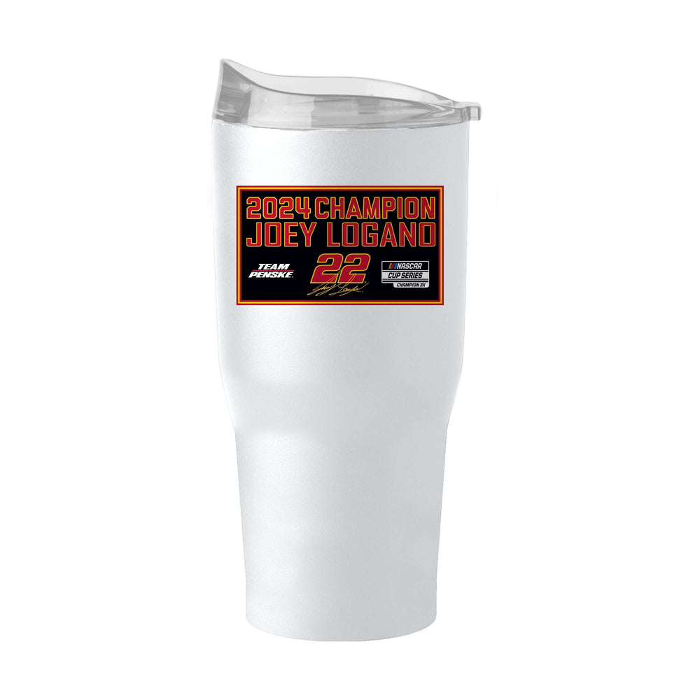 Joey Logano 2024 Nascar Cup Champions 30oz PC Tumbler - Logo Brands - Flyclothing LLC
