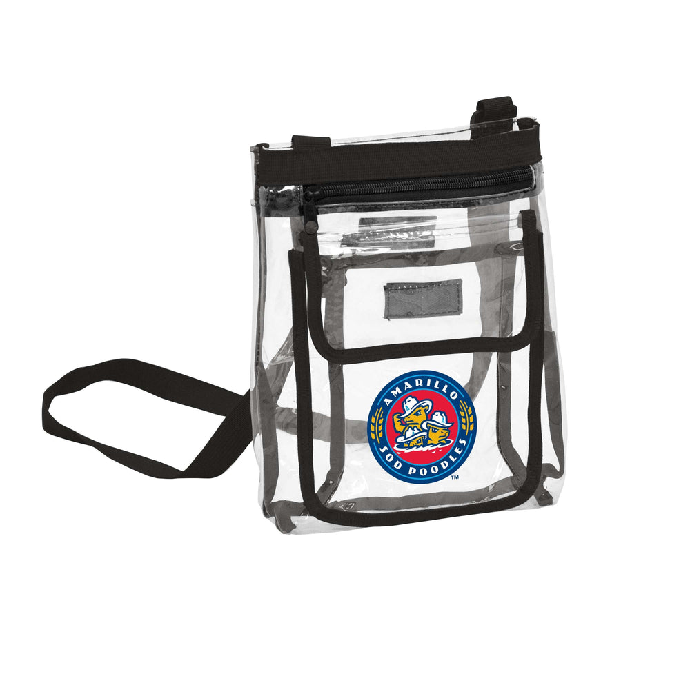 Amarillo Sod Poodle Clear Crossbody Tote - Logo Brands - Flyclothing LLC