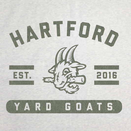 Hartford Yard Goats Hunter Logo Sublimated Sweatshirt Blanket