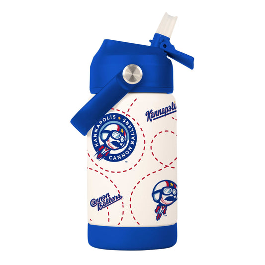 Kannapolis Cannon Ballers 12oz SS Kids Bottle - Logo Brands - Flyclothing LLC