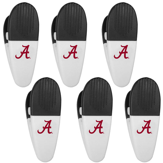 Alabama Crimson Tide Chip Clip Magnets, 6pk - Siskiyou Buckle - Flyclothing LLC
