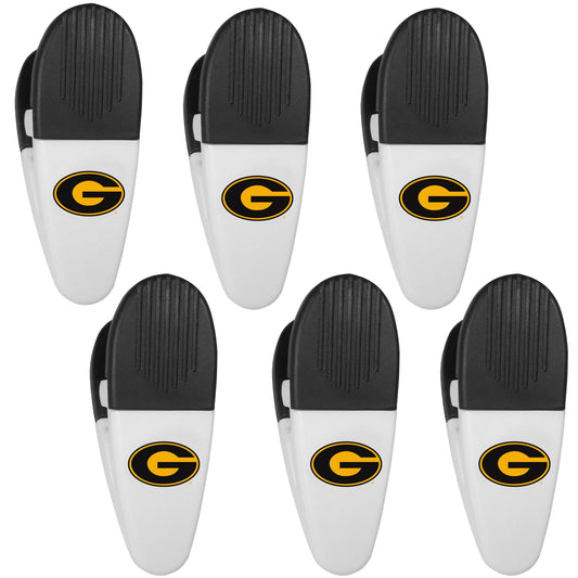 Grambling St. Tigers Chip Clip Magnets, 6pk - Siskiyou Buckle