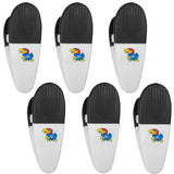 Kansas Jayhawks Chip Clip Magnets, 6pk - Siskiyou Buckle