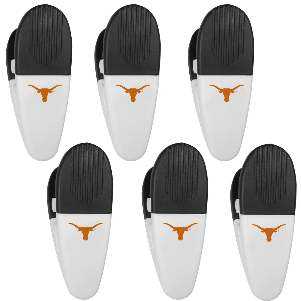 Texas Longhorns Chip Clip Magnets, 6pk - Siskiyou Buckle