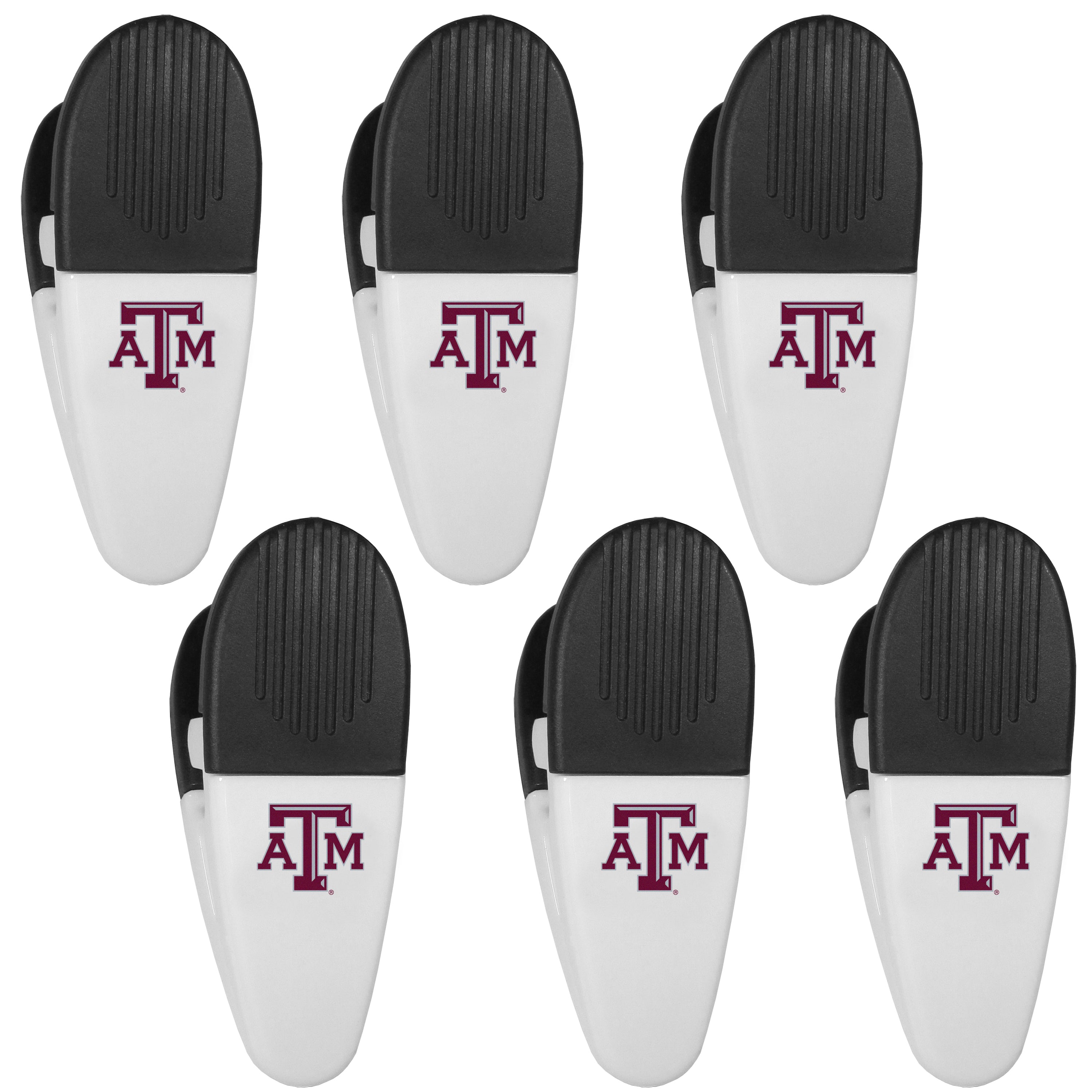 Texas A & M Aggies Chip Clip Magnets, 6pk