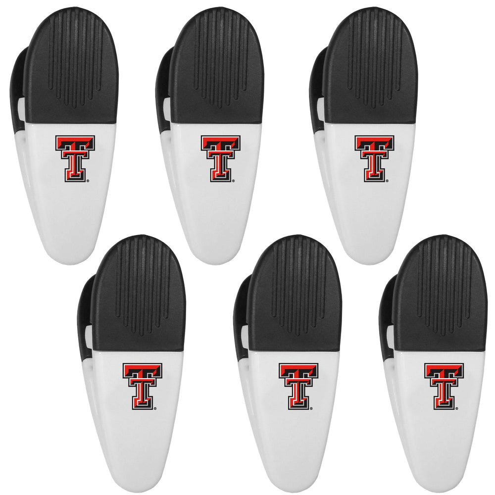 Texas Tech Raiders Chip Clip Magnets, 6pk - Siskiyou Buckle