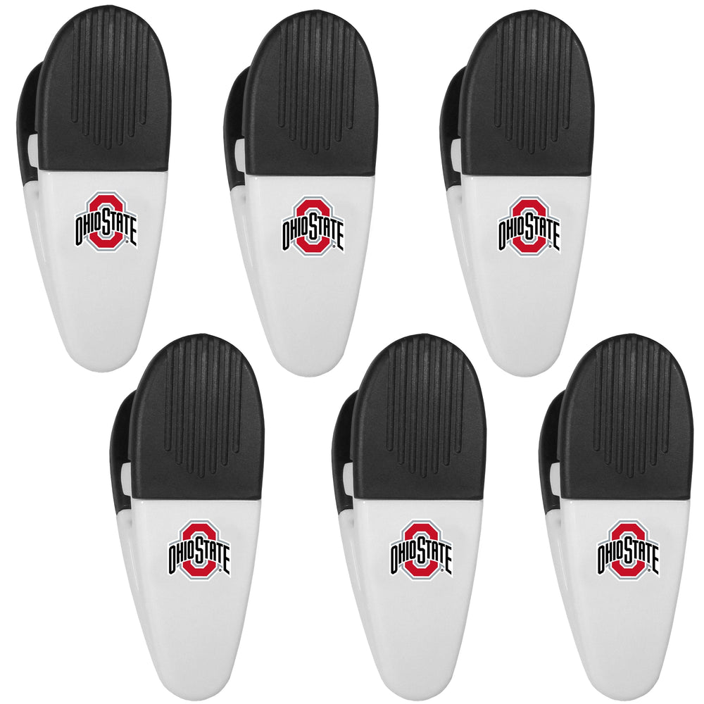 Ohio St. Buckeyes Chip Clip Magnets, 6pk - Siskiyou Buckle