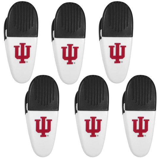Indiana Hoosiers Chip Clip Magnets, 6pk