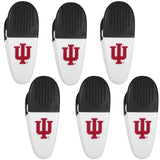Indiana Hoosiers Chip Clip Magnets, 6pk - Siskiyou Buckle