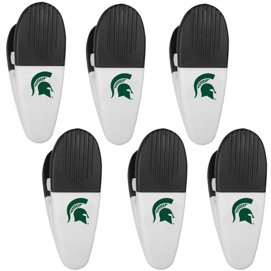 Michigan St. Spartans Chip Clip Magnets, 6pk
