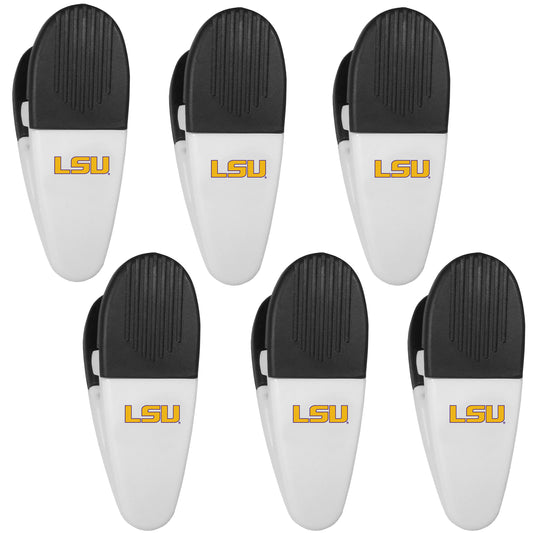 LSU Tigers Chip Clip Magnets, 6pk