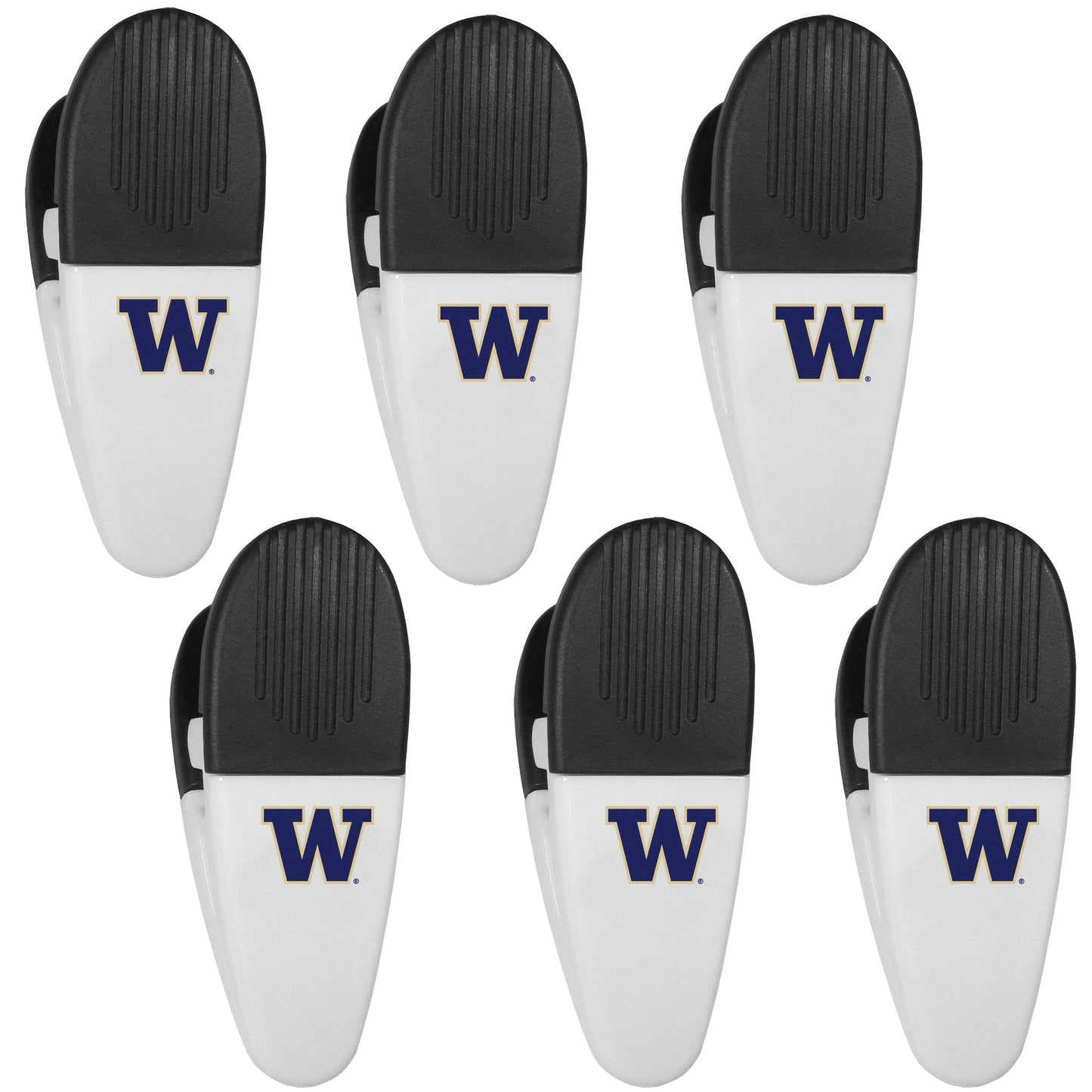 Washington Huskies Chip Clip Magnets, 6pk - Siskiyou Buckle - Flyclothing LLC