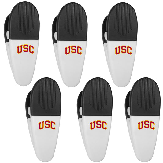 USC Trojans Chip Clip Magnets, 6pk