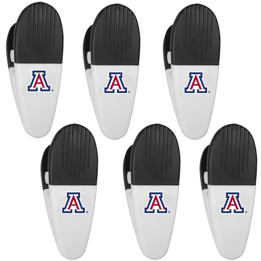 Arizona Wildcats Chip Clip Magnets, 6pk - Siskiyou Buckle