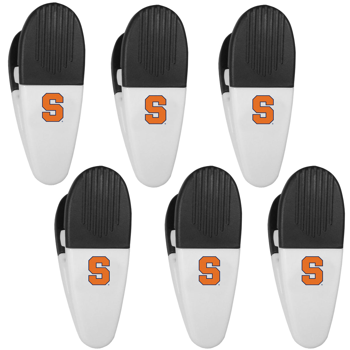 Syracuse Orange Chip Clip Magnets, 6pk