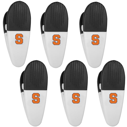 Syracuse Orange Chip Clip Magnets, 6pk