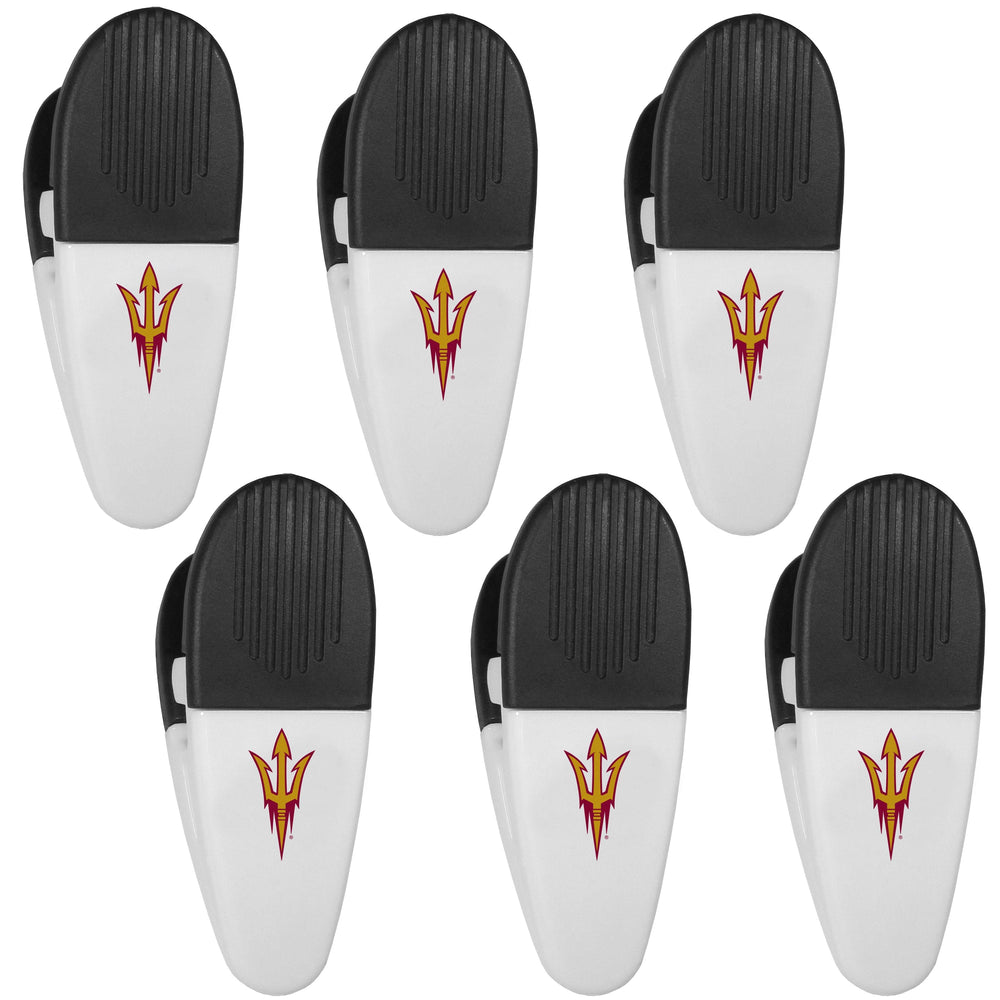 Arizona St. Sun Devils Chip Clip Magnets, 6pk - Siskiyou Buckle