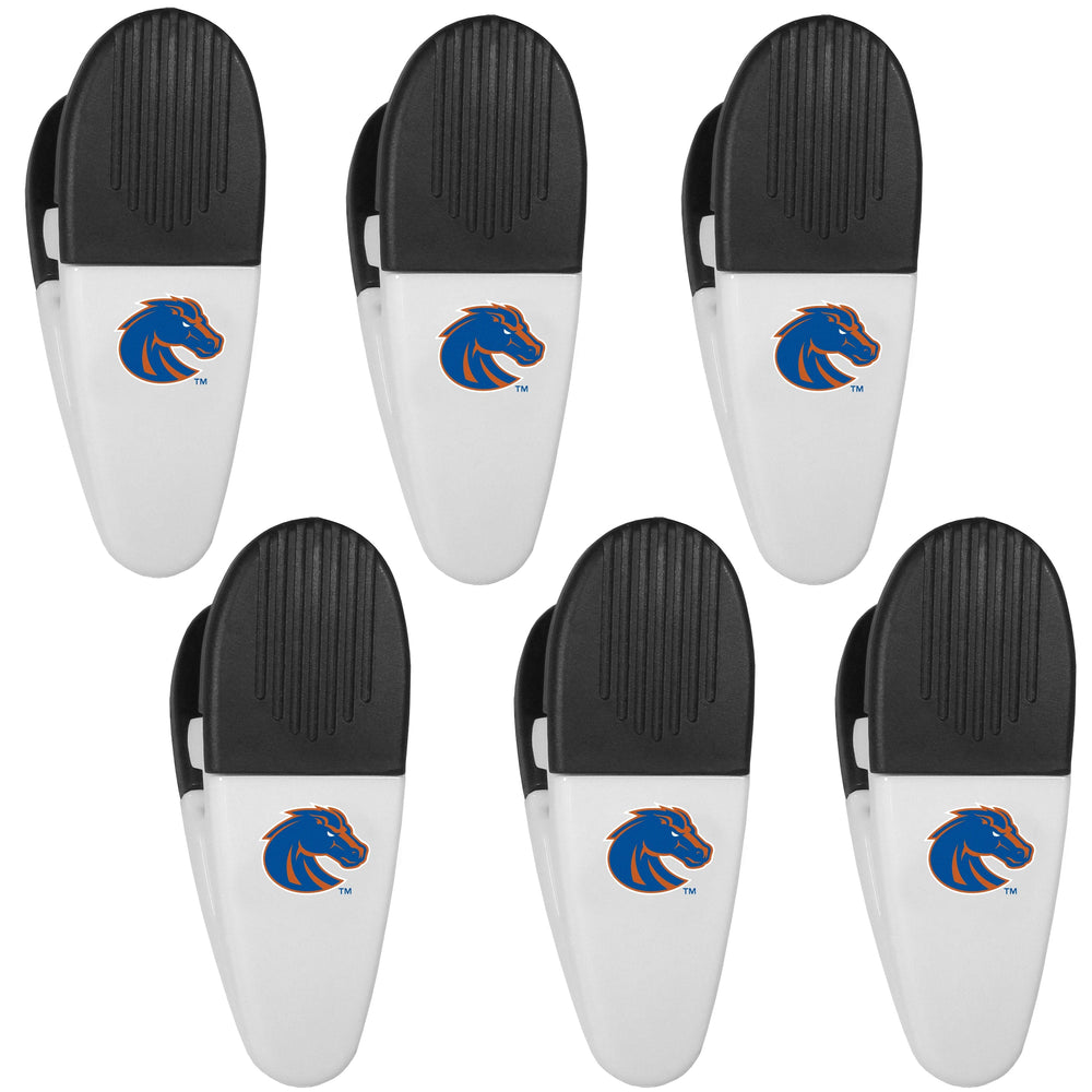 Boise St. Broncos Chip Clip Magnets, 6pk - Siskiyou Buckle