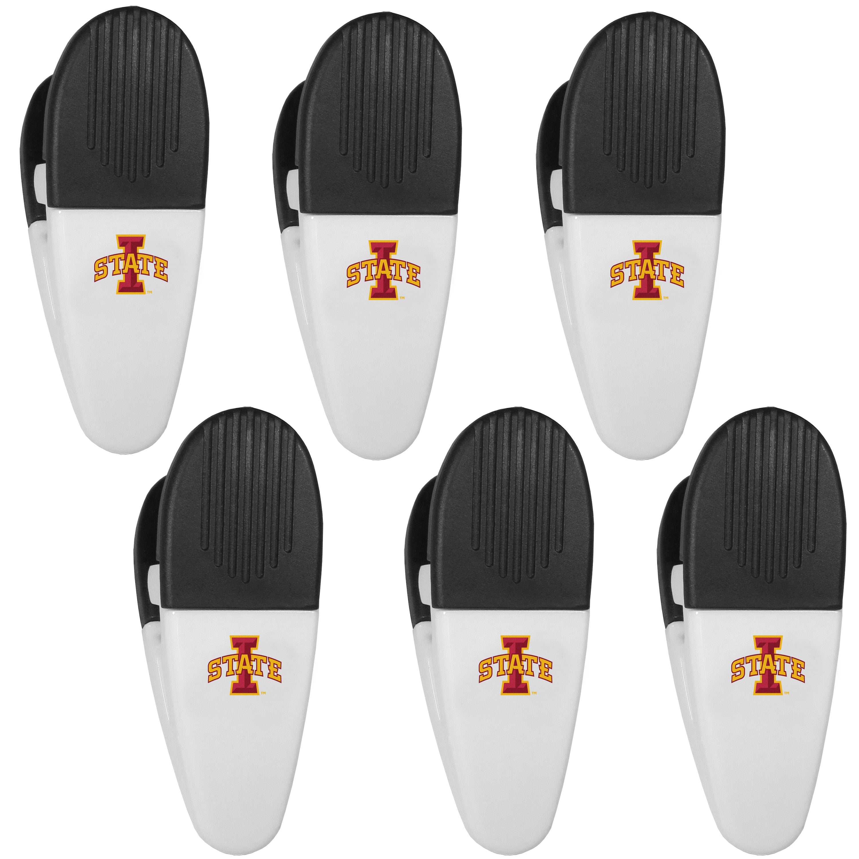 Iowa St. Cyclones Chip Clip Magnets, 6pk