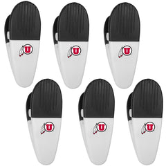 Utah Utes Chip Clip Magnets, 6pk