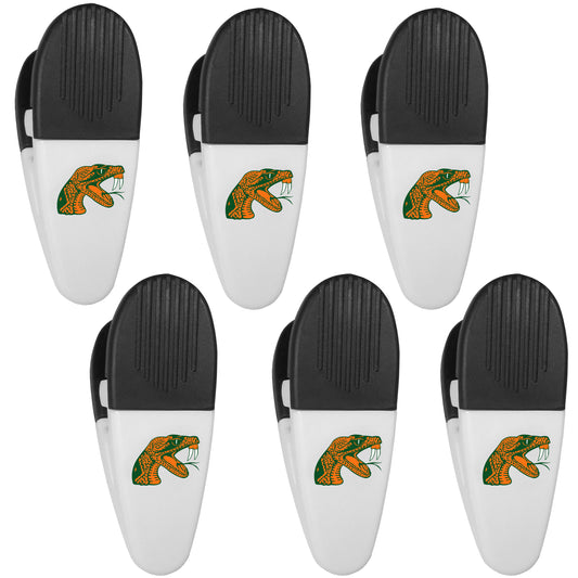 Florida A&M Rattlers Chip Clip Magnets, 6pk