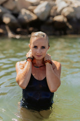 Raw Cognac Baltic Amber || Adult Bracelet - CanyonLeaf - Flyclothing LLC