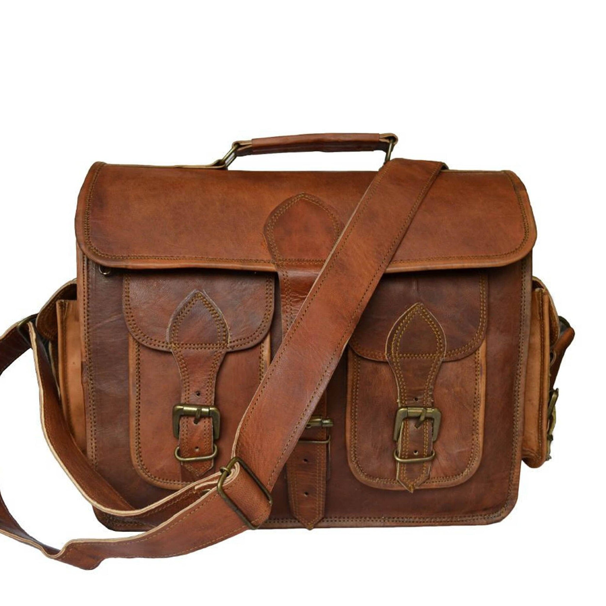The Robert Capa Camera Messenger - Classy Leather Bags - Flyclothing LLC