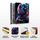 Cool Astronaut Glow Wall Art - Tailored Canvases - Flyclothing LLC