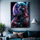 Cool Astronaut Glow Wall Art - Tailored Canvases - Flyclothing LLC