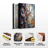 Abstract Bright Radiance Wall Art - Tailored Canvases - Flyclothing LLC